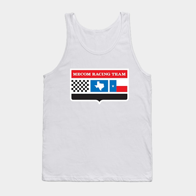 1966 Mecom Racing Team logo Tank Top by retropetrol